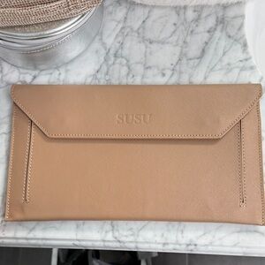 Elegant Tan Clutch